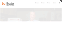 Tablet Screenshot of latitude-display.com